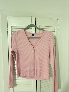Old Navy light pink cardigan